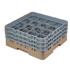 Cambro H174mm Beige 16 Compartment Camrack - 1