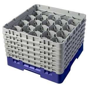 Cambro H320mm Navy 20 Compartment Camrack - 1