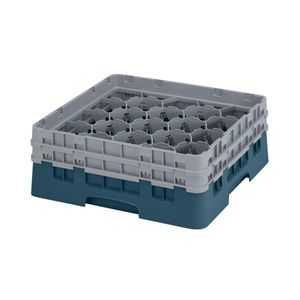 Cambro H133mm Teal 20 Compartment Camrack - 1