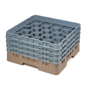 Cambro H215mm Beige 20 Compartment Camrack - 1