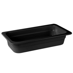 Pujadas 1/3 Black Melamine Container 65mm *Clearance - 1