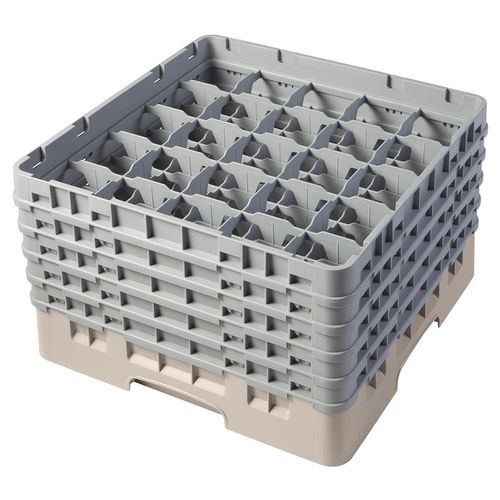 Cambro H257mm Beige 25 Compartment Camrack - 1