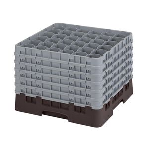 Cambro H320mm Brown 36 Compartment Camrack - 1