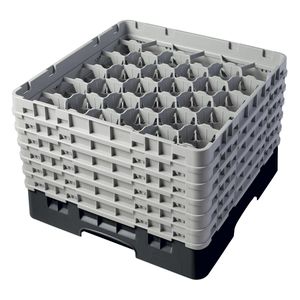 Cambro H298mm Black 30 Compartment Camrack - 1