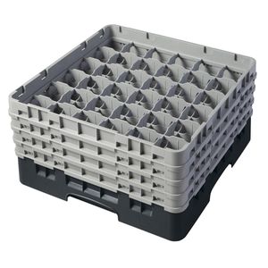 Cambro H215mm Black 36 Compartment Camrack - 1