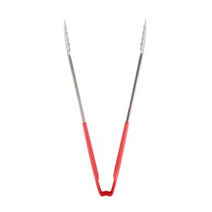 Vollrath Red One-piece Kool-Touch Utility Grip Tong 406mm - 3