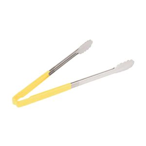 Vollrath Yellow One-piece Kool-Touch Utility Grip Tong 406mm - 1