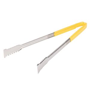 Vollrath Yellow One-piece Kool-Touch VersaGrip Tong 406mm - 1