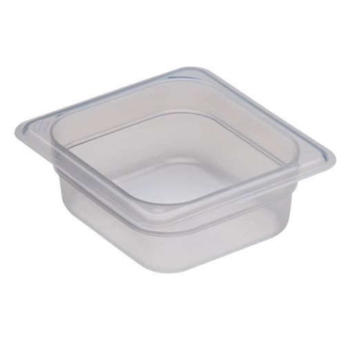 Cambro 65mm Deep 1/6 Translucent Polypropylene GN Pan - 1