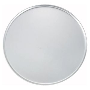 Winco 16 Coupe Style Aluminium Pizza Pan - 1