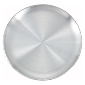 Winco 9 Coupe Style Aluminium Pizza Pan - 1