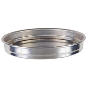 Winco 8 Stackable Aluminium Pizza Pan - 1