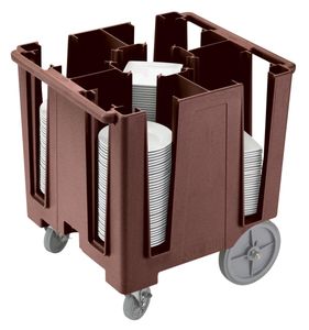Cambro Dark Brown Versa Dish Caddy - 1