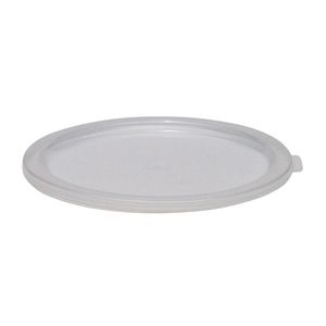 Cambro 5.7 - 7.6L Polyproplene Translucent Round Lid - 1