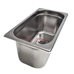 Pujadas GN Pro 150mm Deep 1/3 Stainless Steel Gastronorm - 1