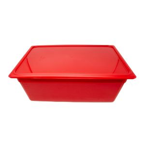 Cambro 200mm Deep 1/1 Red Polypropylene GN Pan - 1