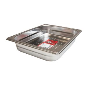 Pujadas GN Pro 65mm Deep 1/2 Stainless Steel Perforated Gastronorm - 1