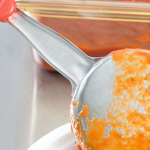 Vollrath 8oz Orange Solid Spoodle - 3