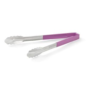 Vollrath Purple Allergen One-piece Kool-Touch Tong 305mm - 1