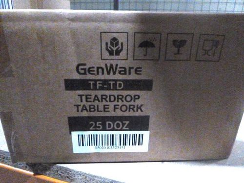 Genware Teardrop Table Fork 18/0 (Dozen) - TF-TD - 7