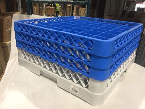 Genware 49 Comp Glass Rack With 3 Extenders - GR49-3 - 3