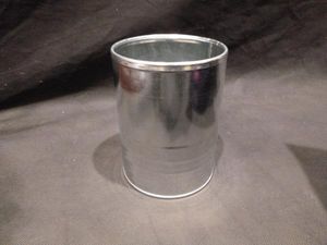 Galvanised Steel Can 11cm Dia x 14.5cm (Pack of 12) - GSC11 - 3