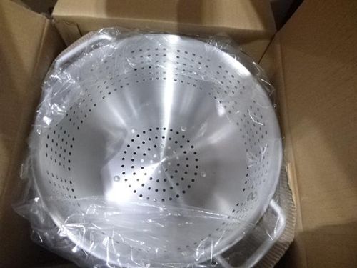 Alum. Heavy Duty Colander 7.6L 30 x 19cm - COL07 - 7