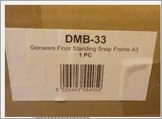 Genware Floor Standing Snap Frame A3 - DMB-33 - 7