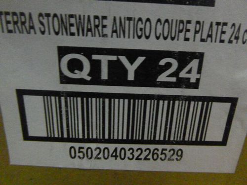 Antigo Stoneware Coupe Plate 24cm (Pack of 6) - CP-AN24 - 11