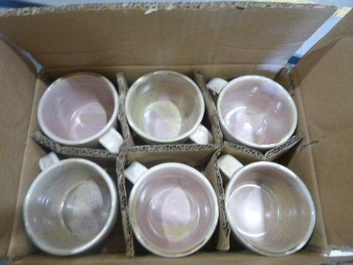 Terra Porcelain Rose Coffee Cup 22cl/ 7.75oz (Pack of 6) - CUP-PRS23 - 13