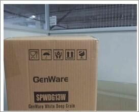 GenWare White Deep Grain Salt/ Pepper Grinder 13cm (Pack of 6) - SPWDG13W - 15