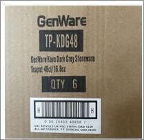 GenWare Kava Dark Grey Stoneware Teapot 48cl/ 16.8oz (Pack of 6) - TP-KDG48 - 11