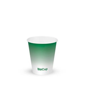 BioPak 200ml / 6oz (80mm) Green Cold Paper BioCup (Pack of 1,000) - BCC-6-G-UK - 3