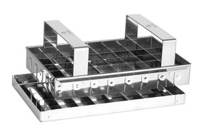 Matfer Stainless Steel Caramel Cutter 40 25 Mm Squares With Tray 20x12.5cm - 11437-01 - 1