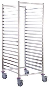 Bourgeat Stainless Steel Baking Trolley 60x80cm Entry 600 20 Shelves - 11663-01 - 1