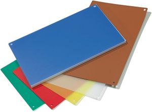 Matfer Set Of 6 Coloured Flexible Sheets For Cutting Board 130700 - 11815-01 - 1