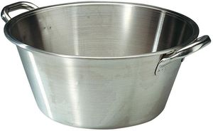Matfer Stainless Steel Landaise Conical Pan With Handles 42cm - 11575-01 - 1