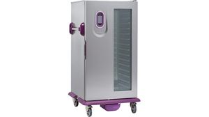 Bourgeat Satellite 4g - Temperature Controlled Cabinet Gn 1/1 530 Mm Entry - Gn 15 - Hot - Glass Door - With Humidification - 12829-04 - 1