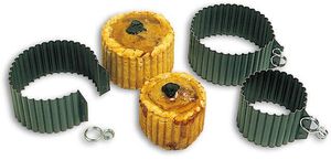 Exopan Exopan P Té En Croûte Mould Round Fluted 5cm Diameter 6.5cm - 10991-03 - 1