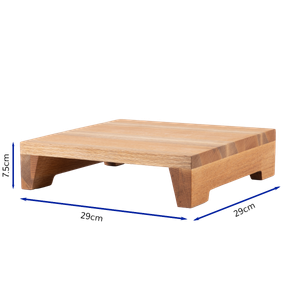 Bonzer Block Riser - Small - Oak 29 x 29 x H 7.5 cm - 13099-04 - 3
