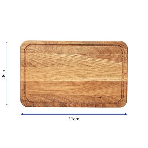 Bonzer Rectangular Board - Medium - Oak 39 x 28 x H2cm - 13108-02 - 3