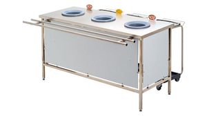 Bourgeat Sorting Table On Wheels - 3 Wch - H 83cm - With Ramp With Signs - 12891-01 - 1