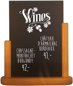 Elégante Table Chalkboard Teak 32x28cm - 012317 - 1