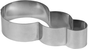 Stainless Steel Cake Cutter Traffic Lights Length 13cm Height 7cm - 153202 - 1