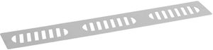 Stainless Steel Oblong Stencil 14.5x4cm 3 Cavities - 153212 - 1