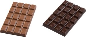 Mould Tray 275x175 For 4 Mini-chocolate Bars 50 Mm 20 Squares - 380276 - 1