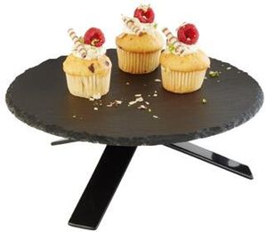 Gummed Metal Display Stand For Buffets Ø 16cm H 12cm - 403781 - 1