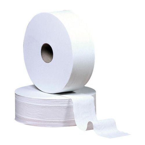 Box Of 6 Rolls Of 2-ply Toilet Paper Made From Recycled Fibres, 1,444 Sheets 9x18cm, 260 M - 711411 - 1