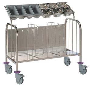 Plate Stacking And Cutlery Trolley Without Divider - Large - 791806 - 1