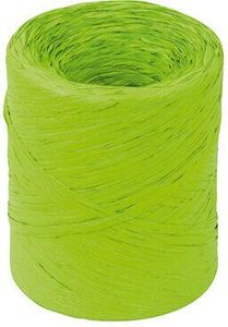 200 M Reel Of Polypropylene Raffia 15 Mm, Lime Green - 952106 - 1